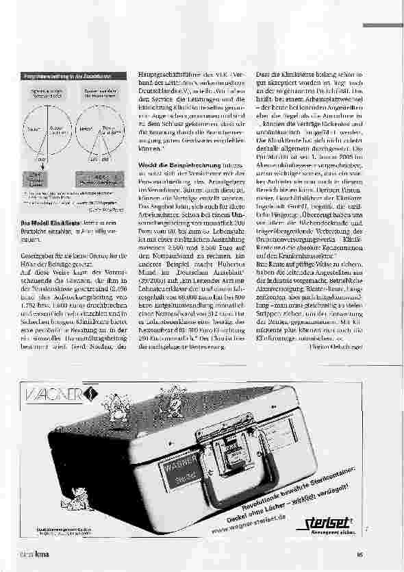 Vorschauseite 2: Sparen und Sichern