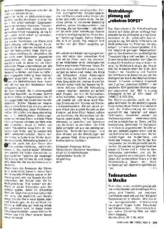 Vorschauseite 2: Psychische Betreuung hämatologisch-onkologisch erkrankter Kinder