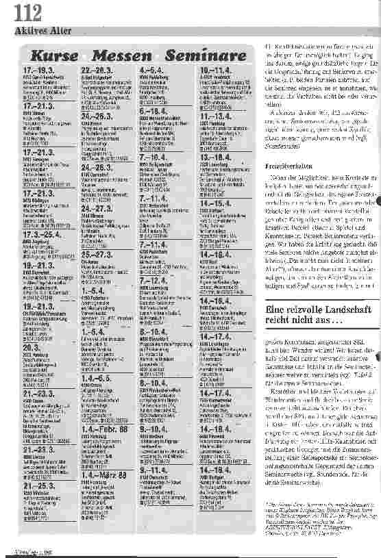 Vorschauseite 3: Ehrenamtliche Seniorenreiseleiter