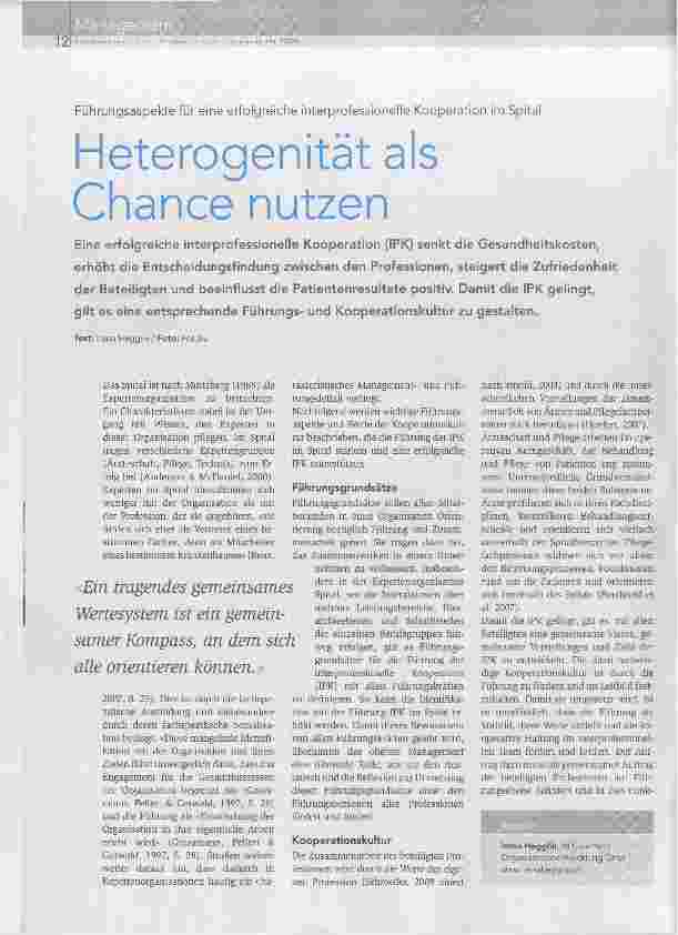 Vorschauseite 1: Heterogenität als Chance nutzen