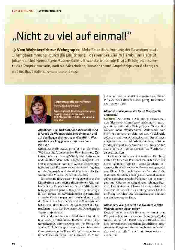 Vorschauseite 1: Nicht zu viel auf einmal!
