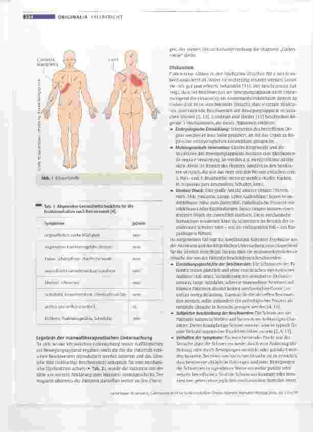 Vorschauseite 2: Gallensteine als Ursache für muskulären Thorax-Schmerz