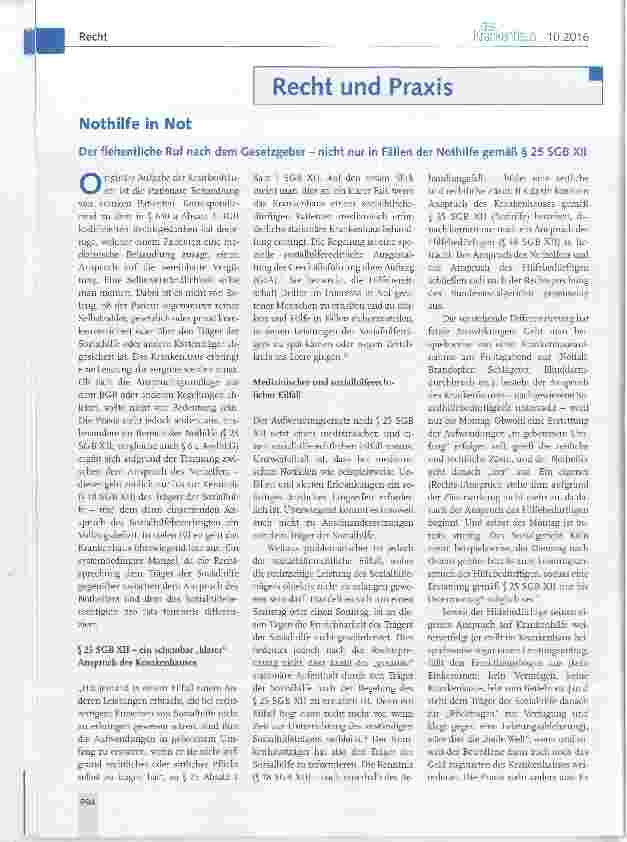Vorschauseite 1: Nothilfe in Not