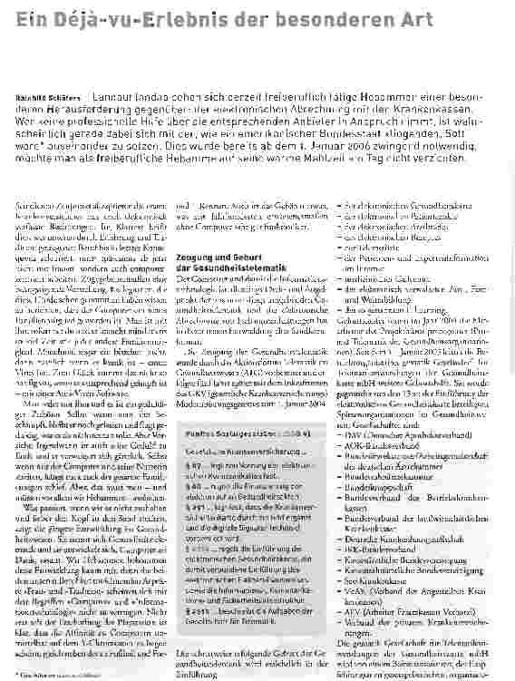 Vorschauseite 1: Ein Deja-vu-Erlebnis der besonderen Art
