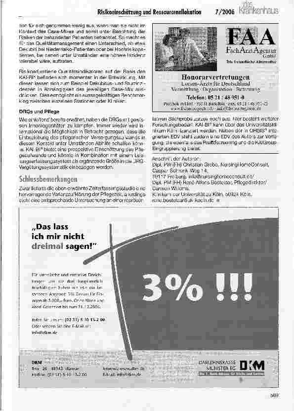 Vorschauseite 4: Risikoeinschätzung und Ressourcenallokation -Kölner Assessment-Instrument mit Bostelaar Index (KAI-BI®)
