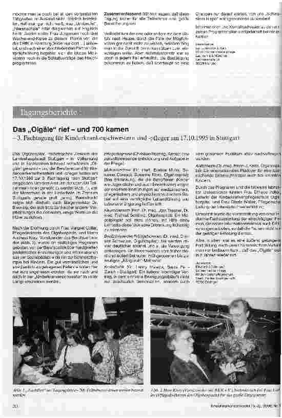 Vorschauseite 2: Pflegechancen Made in Europe Europäisches Symposium für Schüler/-innen aller Pflegeberufe am 16. 11. 1995 in Lübeck