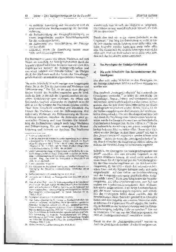 Vorschauseite 2: Eine Sozialgerichtsbarkeit für die Zukunft?