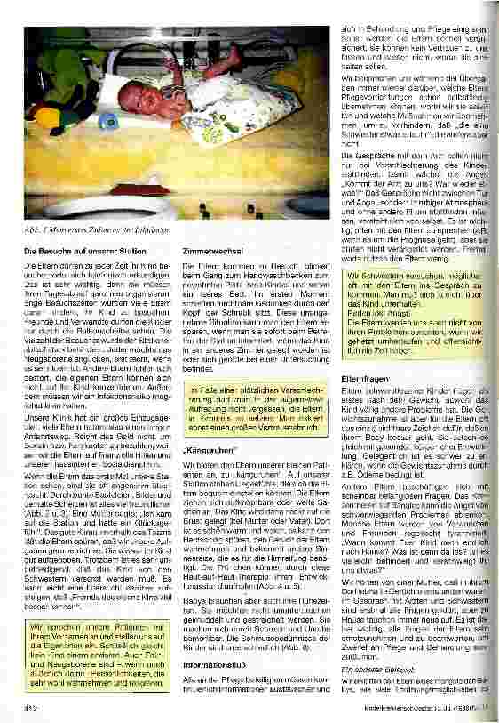 Vorschauseite 3: Elternbegleitung in der Neuund Frühgeborenenpflege