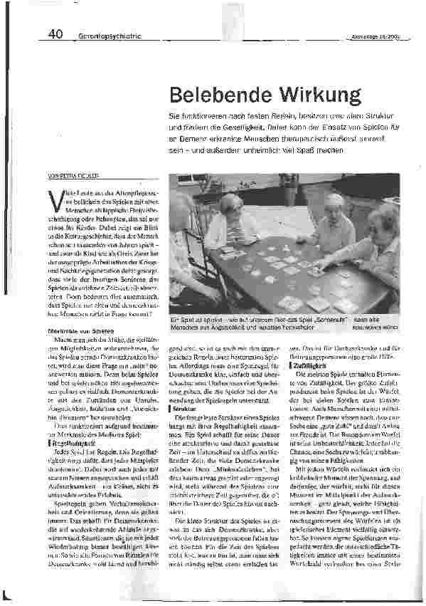 Vorschauseite 1: Belebende Wirkung