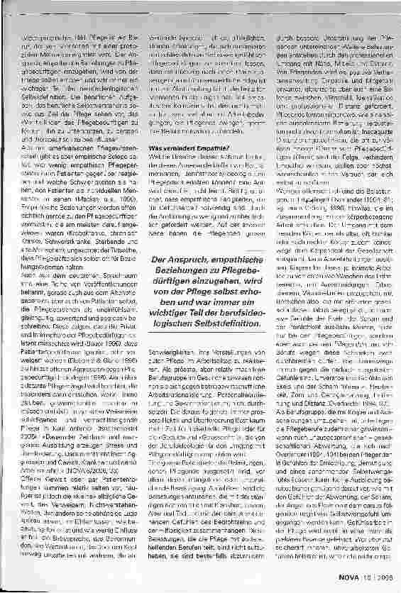 Vorschauseite 2: Empathie in der Pflege