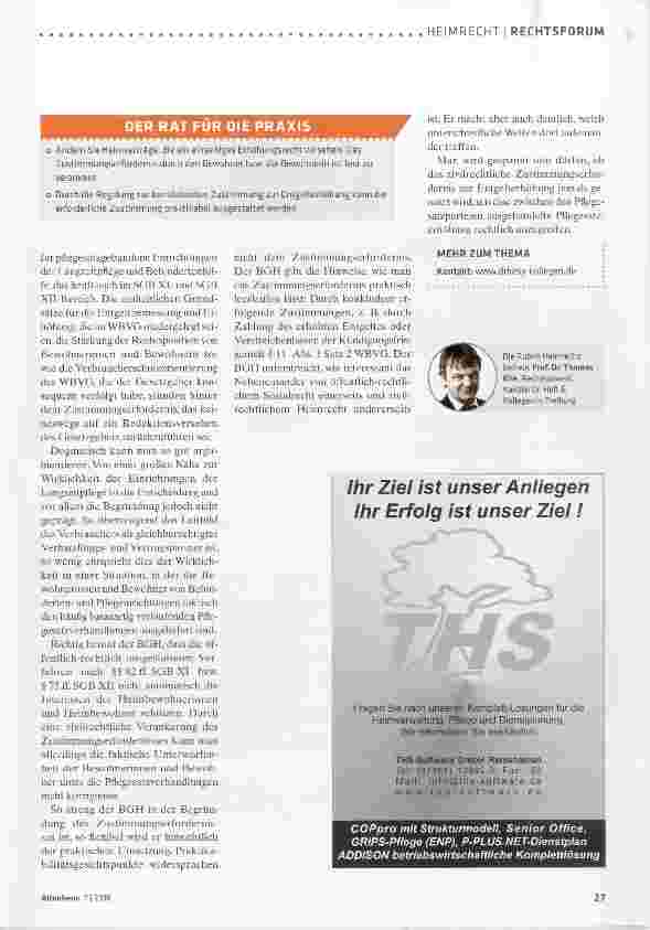 Vorschauseite 2: BGH: Diese Klauseln in WBVG- Verträgen gelten nicht