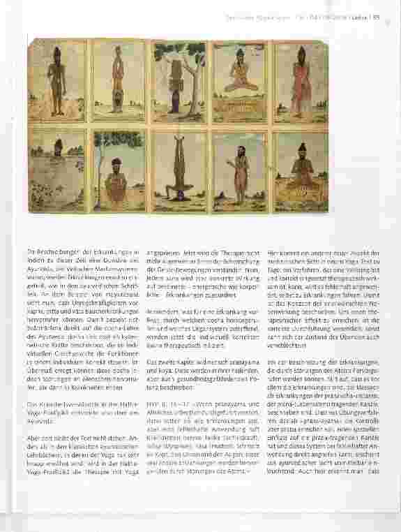 Vorschauseite 2: YOGA UND MEDIZIN, TEIL 3 Die mittelalterlichen Texte und deren Bezug zur Medizin