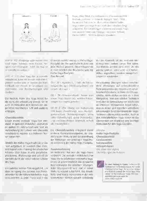 Vorschauseite 4: YOGA UND MEDIZIN, TEIL 3 Die mittelalterlichen Texte und deren Bezug zur Medizin