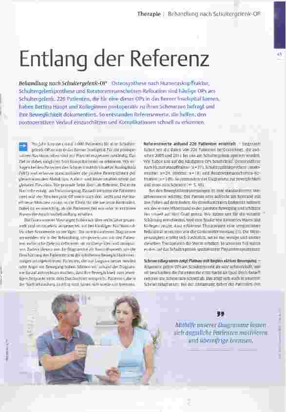 Vorschauseite 1: Entlang der Referenz