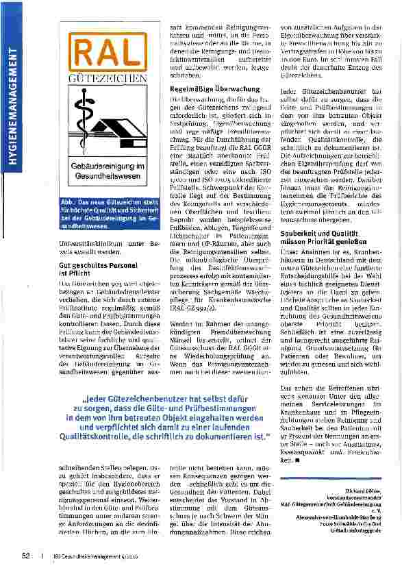 Vorschauseite 3: Qualität nicht dem Zufall überlassen