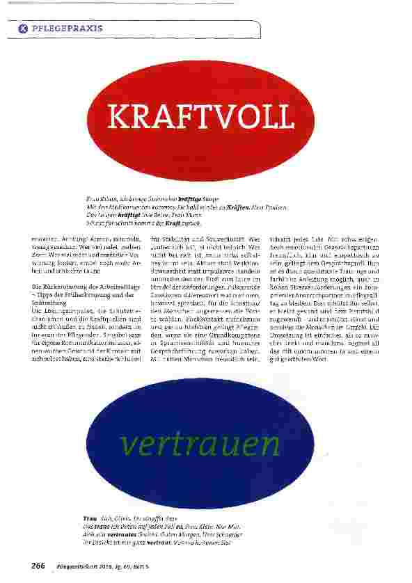 Vorschauseite 2: Keine Zeit - Wenn Druck und Stress das Denken, Sprechen und Handeln Pflegender mehr und mehr dominieren