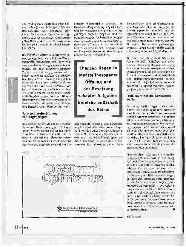 Vorschauseite 3: Bedarfsorientierte Versorgung