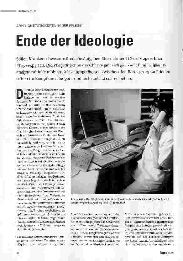 Vorschauseite 1: Ende der Ideologie