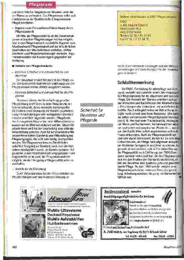 Vorschauseite 3: Gütekriterien für die Pflege