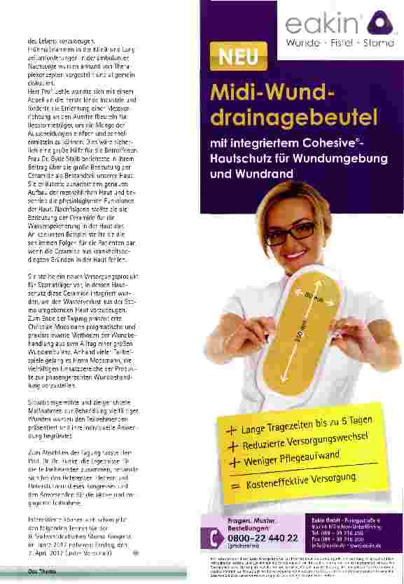 Vorschauseite 4: Das normale und das aufwändige Stoma 8. Stomakongress Donaueschingen