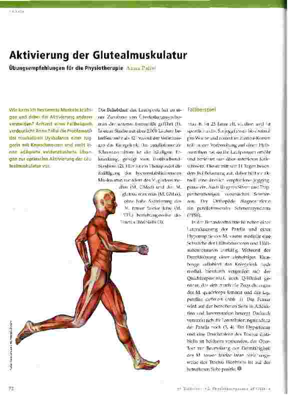 Vorschauseite 1: Aktivierung der Glutealmuskulatur