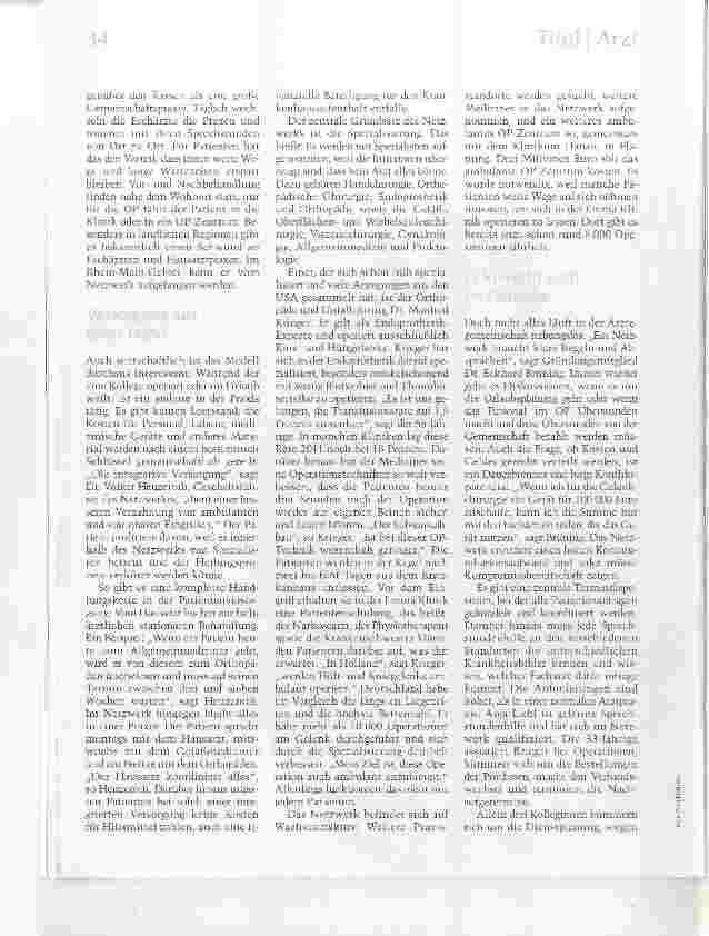 Vorschauseite 2: Das Facharzt-Karussell