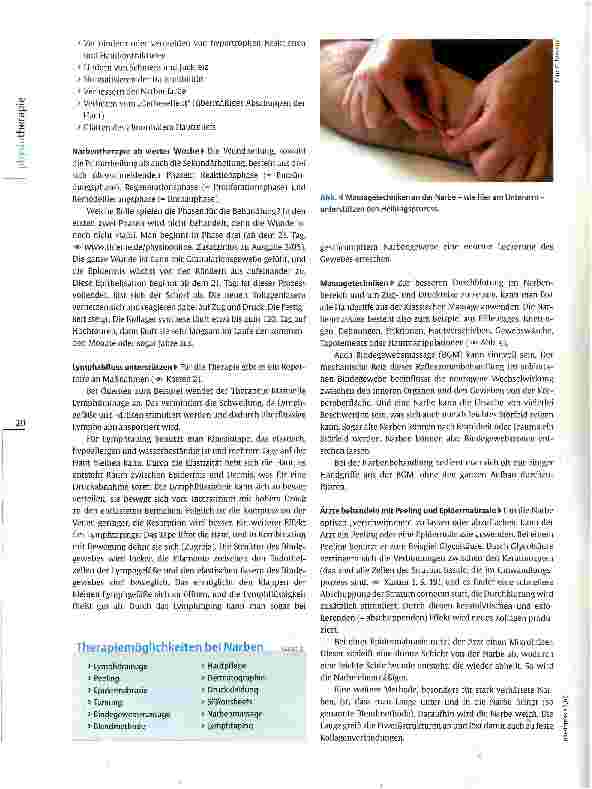Vorschauseite 3: Narbenbehandlung Therapie, die unter die Haut geht
