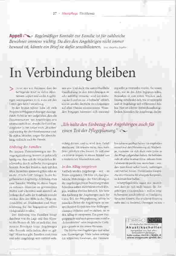 Vorschauseite 2: In Verbindung bleiben