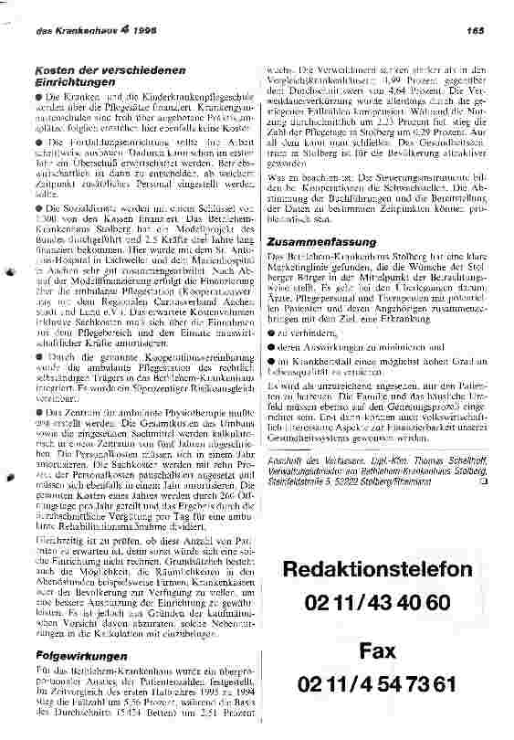 Vorschauseite 4: Das Krankenhaus als Gesundheitszentrum - Konzepte und Erfahrungen aus dem Bethlehem-Krankenhaus in Stolberg