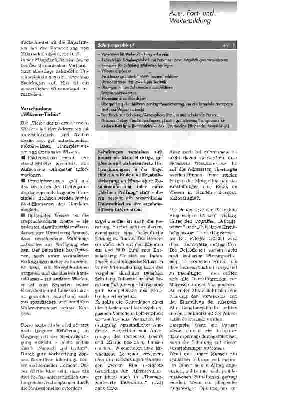 Vorschauseite 2: MikroschulungenPflegewissen für Patienten und Angehörige, 1. Teil