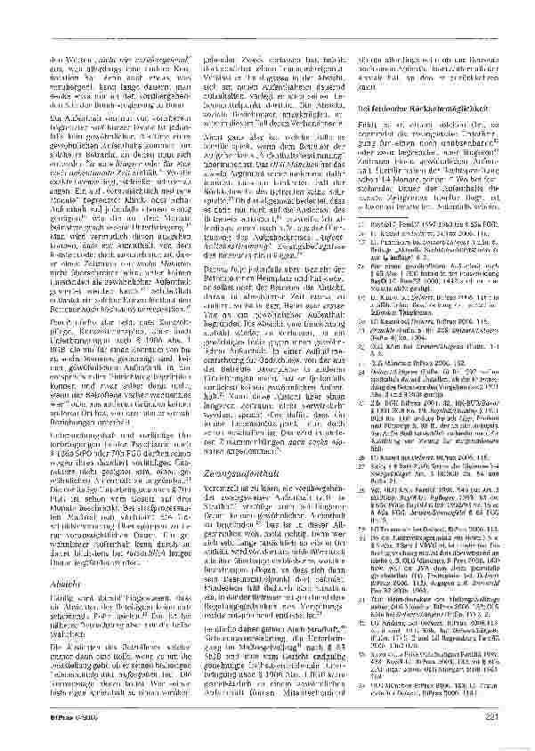 Vorschauseite 3: Der gewöhnliche Aufenthalt im Vergütungsrecht