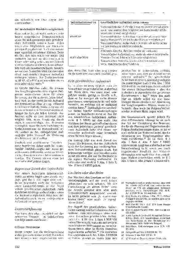 Vorschauseite 4: Der gewöhnliche Aufenthalt im Vergütungsrecht
