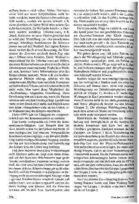 Vorschauseite 6: Der Einfluß von Weichlagerung auf die Körperwahrnehmung und -haltung