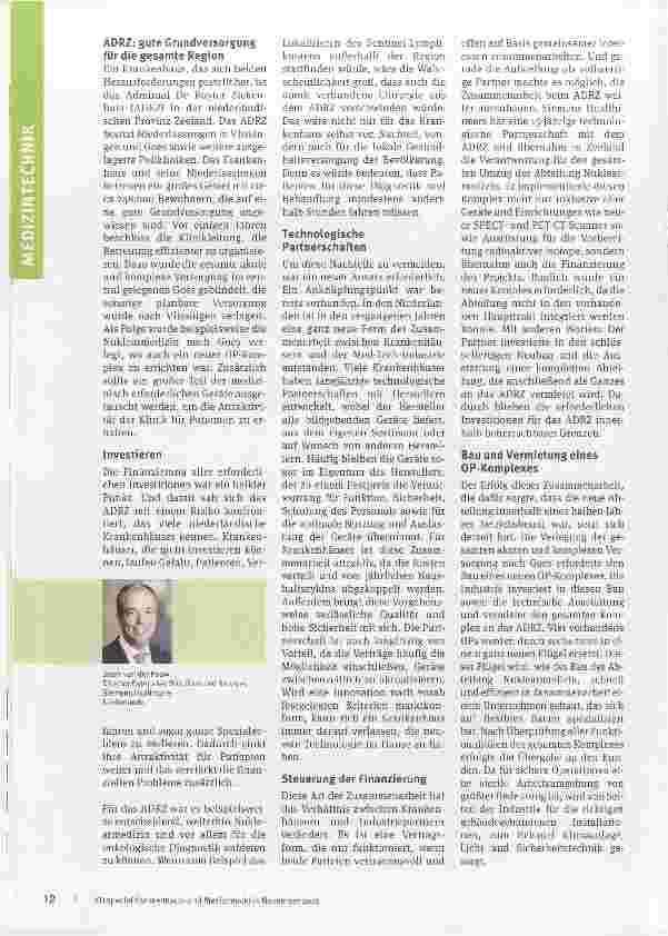 Vorschauseite 2: Bezahlbare Versorgung durch strategische Partnerschaften