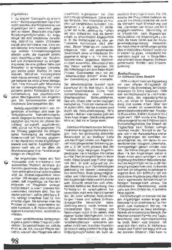 Vorschauseite 3: Angehörigenarbeit Vom Klienten zur Kooperation
