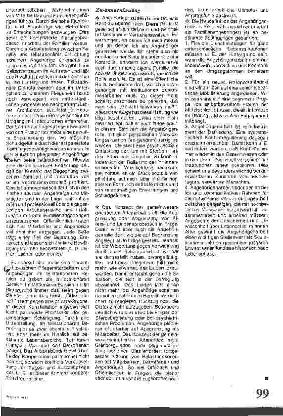 Vorschauseite 4: Angehörigenarbeit Vom Klienten zur Kooperation