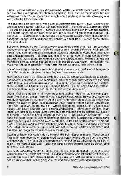 Vorschauseite 3: Pflege einer Patientin mit Schizophrenie - - Auszüge aus einem Hauskrankenpflegebericht