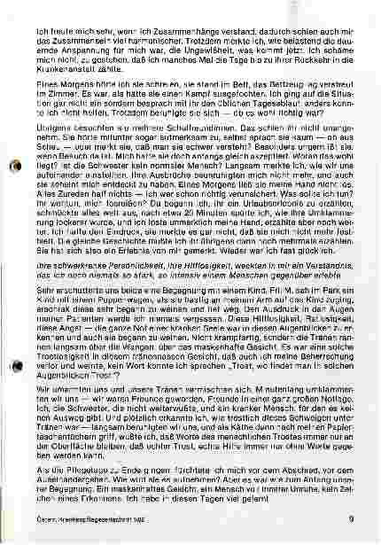 Vorschauseite 4: Pflege einer Patientin mit Schizophrenie - - Auszüge aus einem Hauskrankenpflegebericht