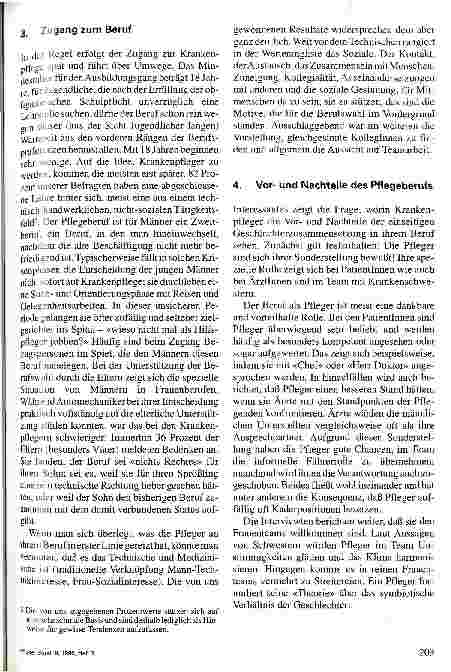 Vorschauseite 3: Was bedeutet es für Männer, Krankenpfleger zu sein?