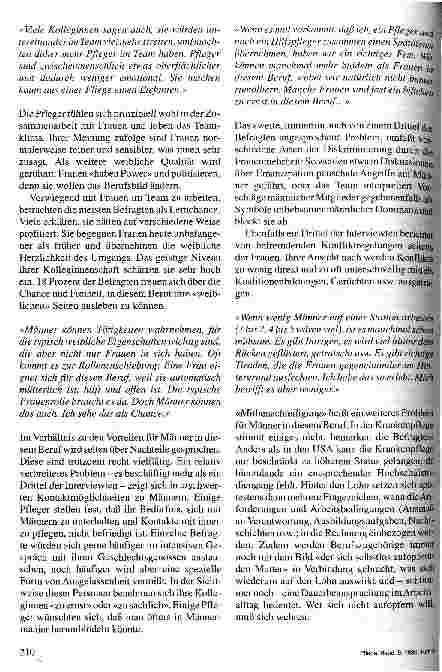 Vorschauseite 4: Was bedeutet es für Männer, Krankenpfleger zu sein?