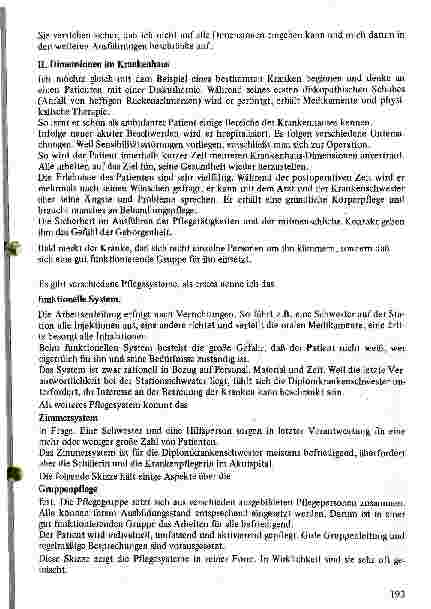 Vorschauseite 3: Dimensionen der Krankenpflege und ihre Realität