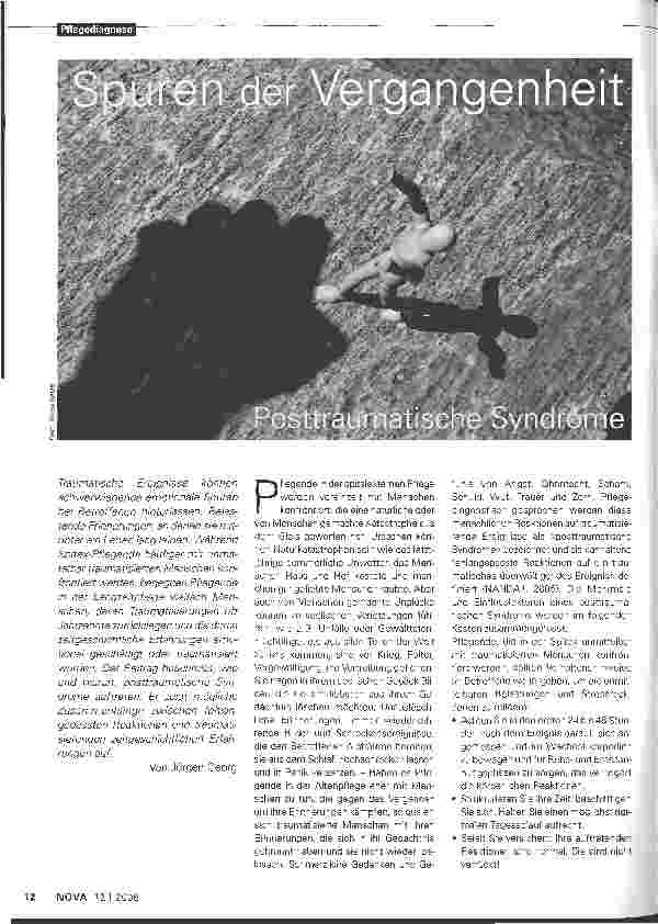 Vorschauseite 1: Spuren der Vergangenheit - Posttraumatische Syndrome