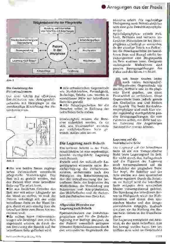 Vorschauseite 2: Apoplexkissen unterstützt die rehabilitative Pflege bei hemiplegischen Patienten
