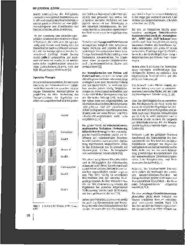 Vorschauseite 3: Stand und Trends in der biologischen Rekonstruktion von Knorpelschäden des Kniegelenks