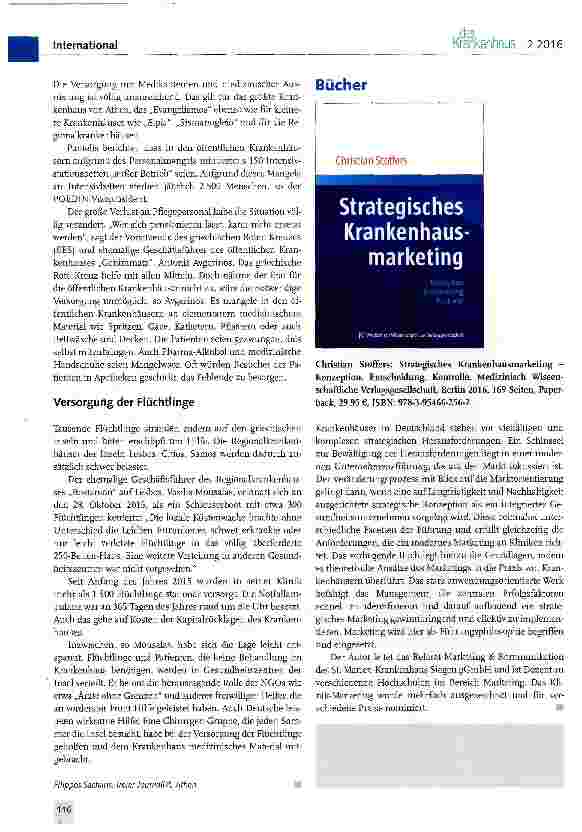 Vorschauseite 3: Griechische Krankenhäuser unter Druck