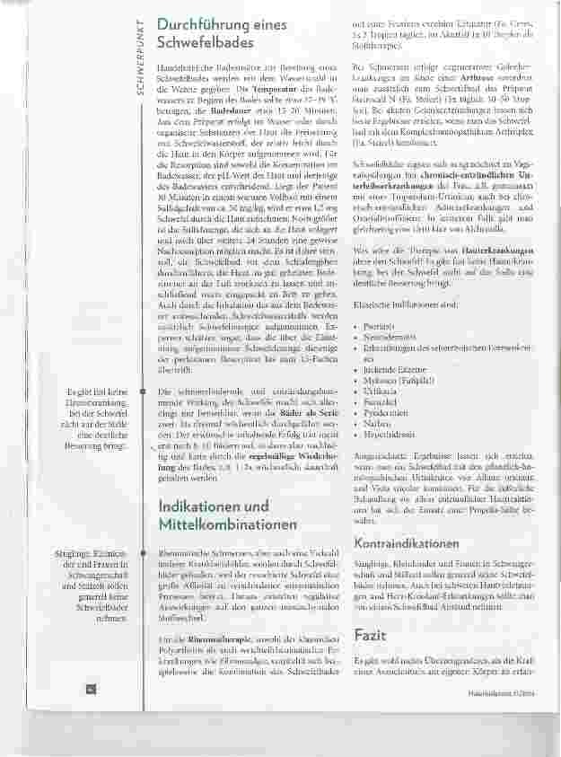 Vorschauseite 3: Kurort Badewanne Schwefelbäder und die Renaissance der Balneotherapie