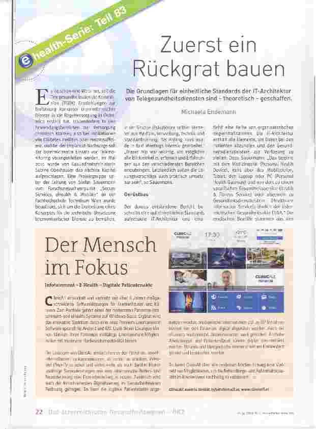 Vorschauseite 1: Zuerst ein Rückgrat bauen