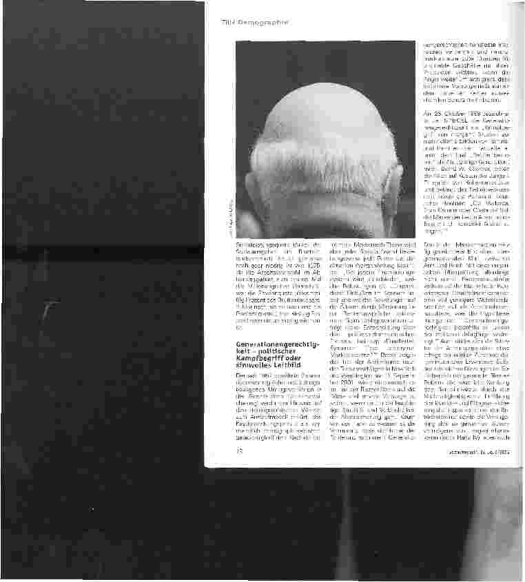 Vorschauseite 5: Gesellschaftsentwicklung im demographischen Wandel