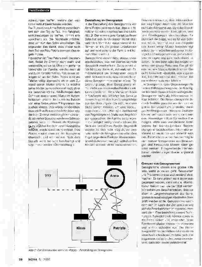 Vorschauseite 3: Arbeiten mit Genogrammen