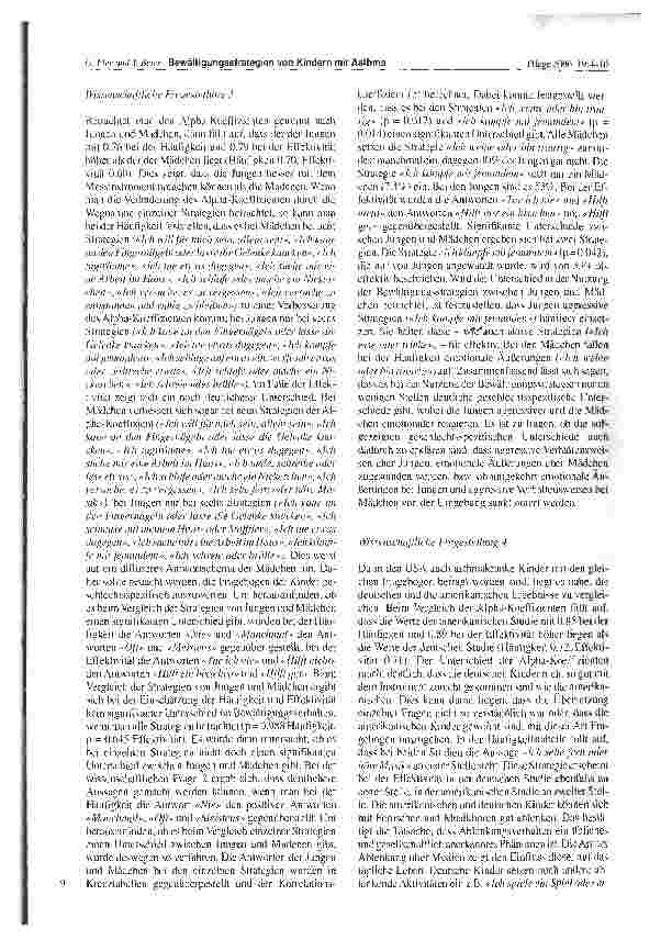 Vorschauseite 6: Strategien von Kindern mit Asthma bronchiale zur Krankheitsbewältigung. Überprüfung der Anwendbarkeit einer deutschen Version des Schoolagers Coping Strategies Inventory (SCSI)